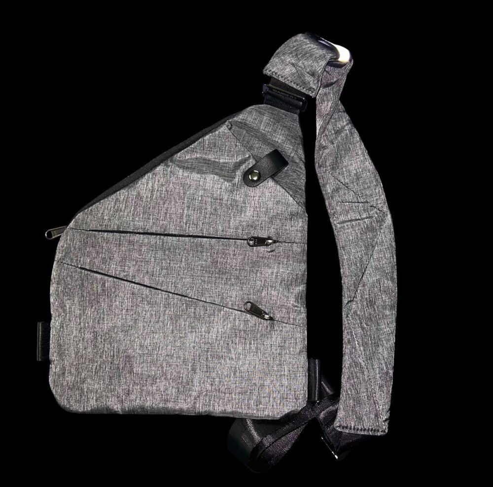 Wander Plus Anti-Theft Crossbody Shoulder Travel Bag Gray Cross Body